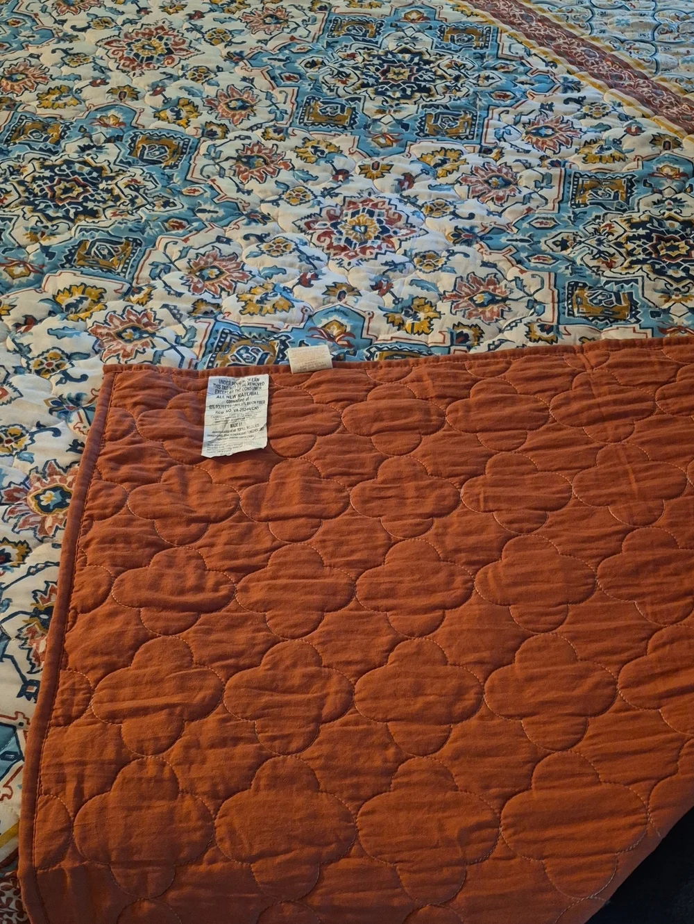 Full/queen Reversible Quilted  Set